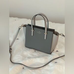 Kate Spade Top Handle Crossbody Gray Handbag